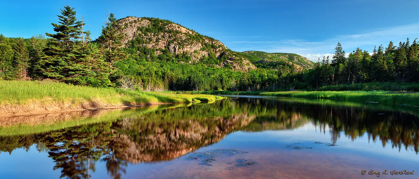 The Beehive Mountain in Acadia National Park